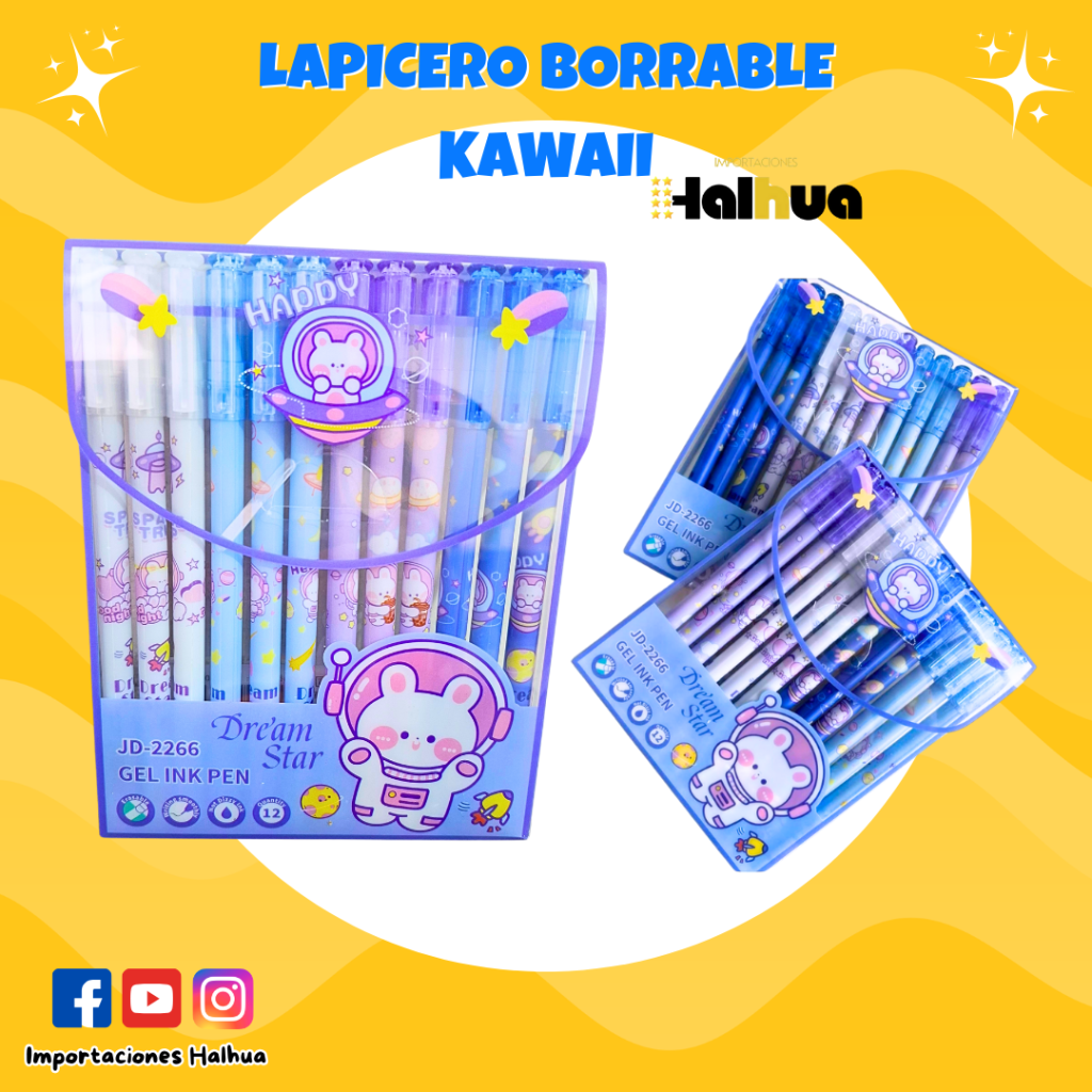 Lapicero Borrable Kawai Importaciones Halhua